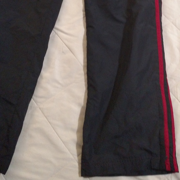 Adidas Track Pants Dark Grey/Hot Pink Women's Sz M - Picture 3 of 6